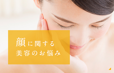 顔に関する美容のお悩み