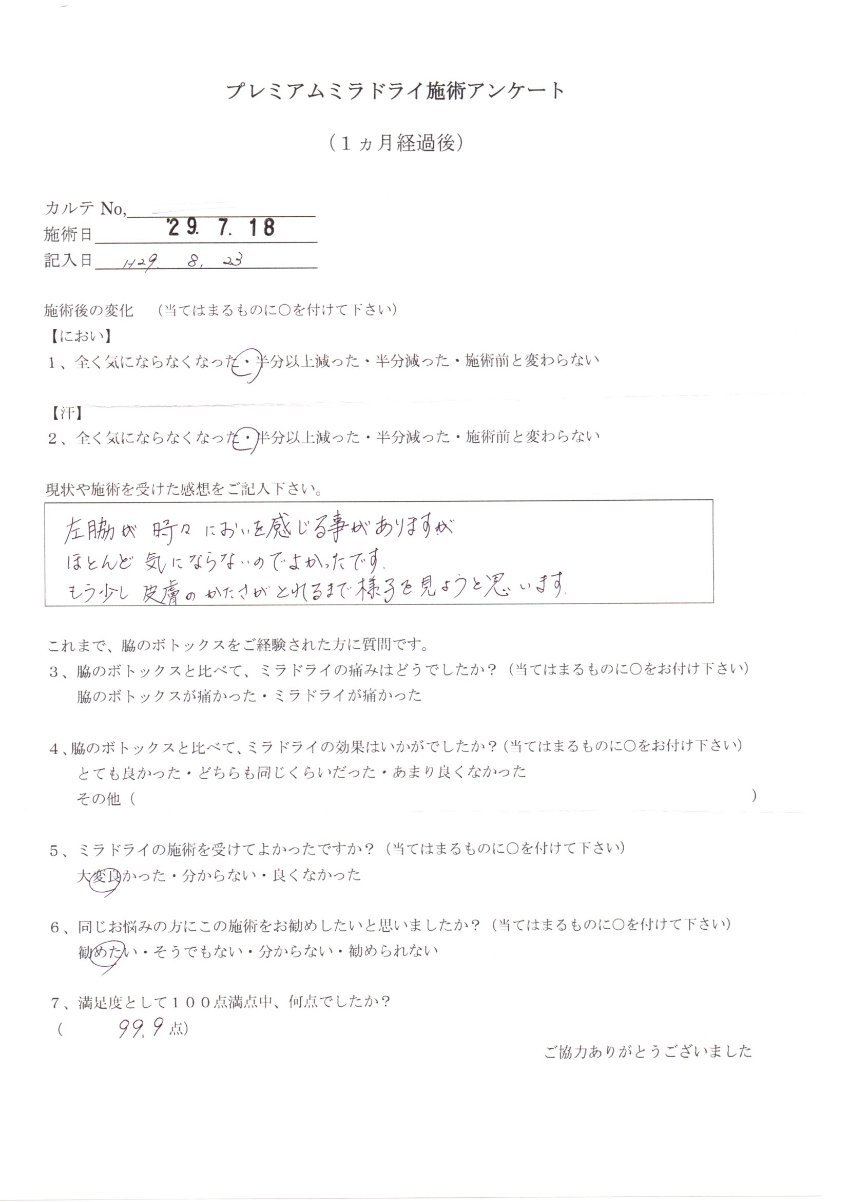 プレミアムミラドライ